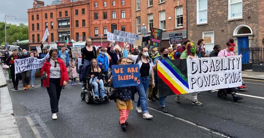 Hundreds turn out for Ireland’s first-ever Disability Pride parade in Dublin